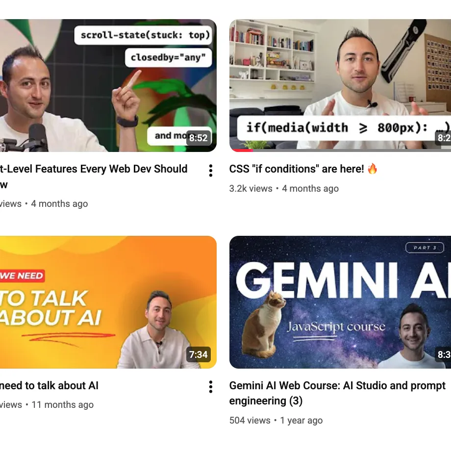 Titelbild von A Developer on YouTube