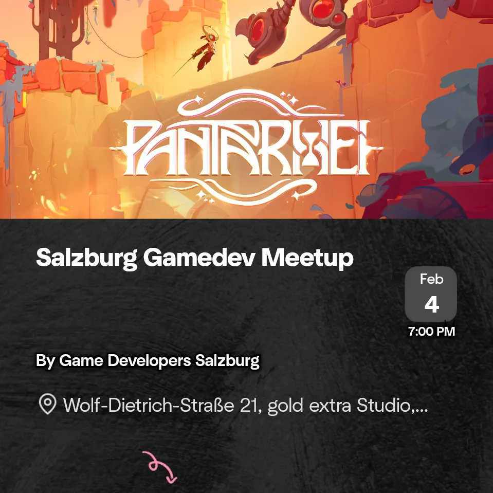 Titelbild von Salzburg Gamedev Meetup